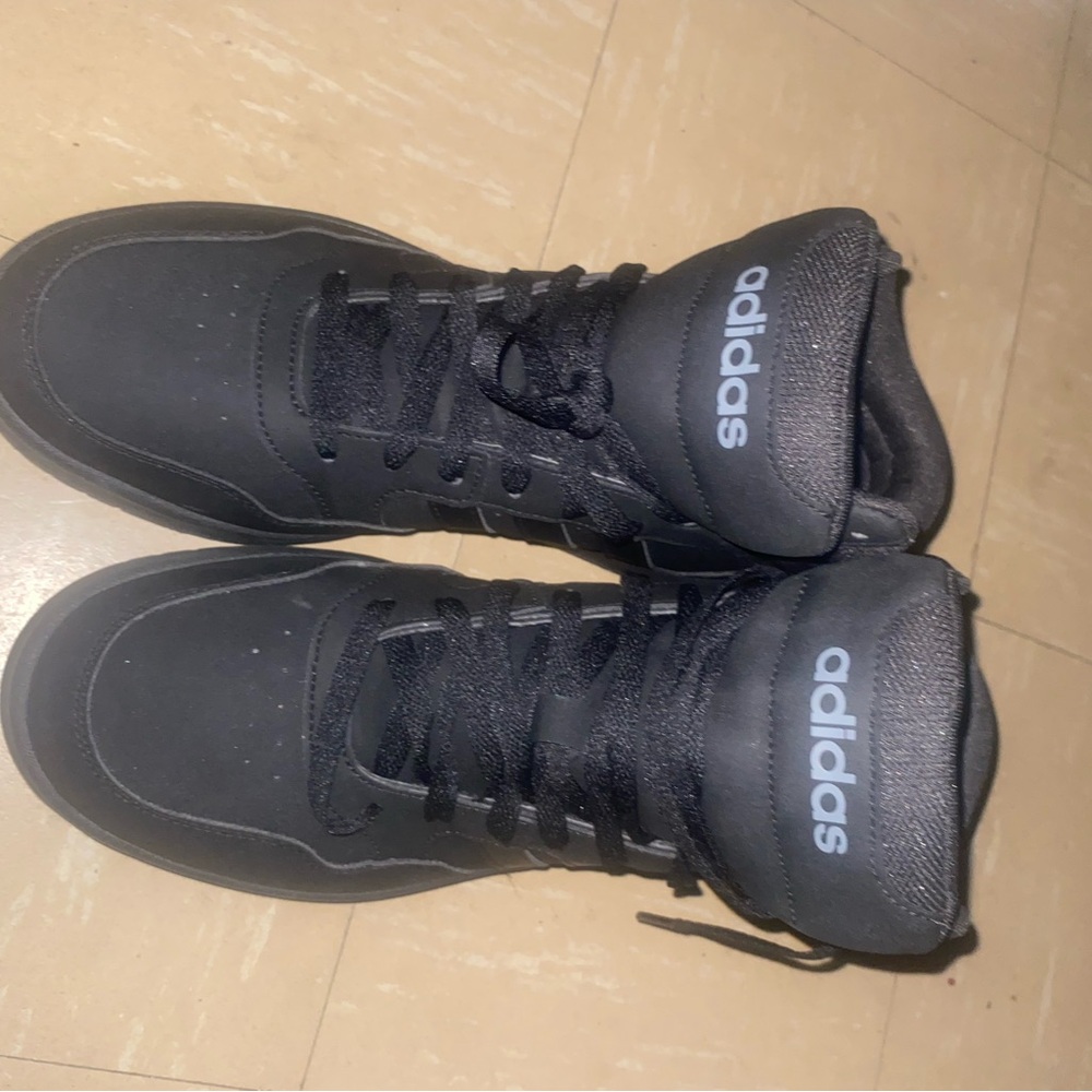 Adidas Men's Black High-Top Sneakers